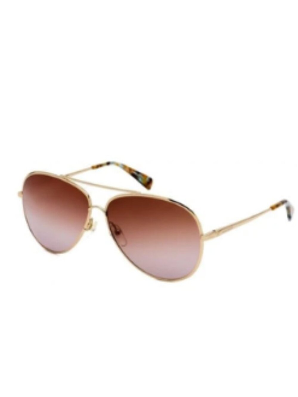 Longchamp Unisex Sunglasses Gold Frame/Brown Lens NEW Original LO104S